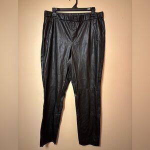 Women's Black C Est. 1946 Leather Pants